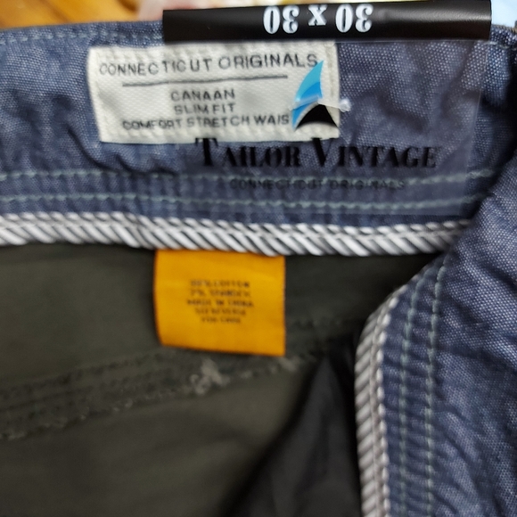 Taylor Vintage Commuter Stretch Khaki  slim fit pants - Picture 12 of 13